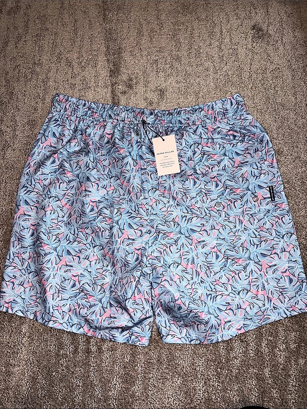 NWT Peter Millar Summer Swim Trunk Mens M